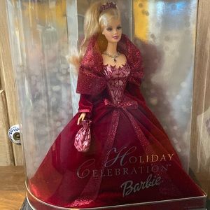 2002 Special  Edition Vintage Holiday Celebration Barbie Unopened Box